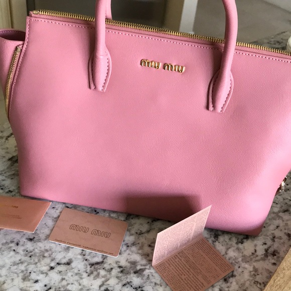 Miu miu handbag satchels baby pink - Picture 6 of 8